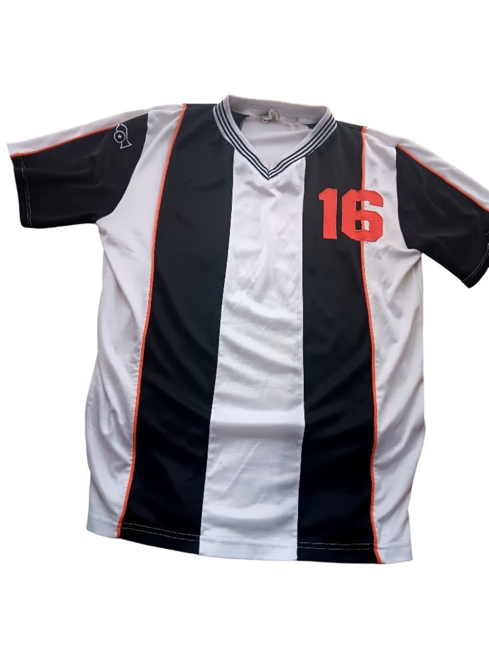 True Vintage T-Shirt Large Cannon Soccer Jersey Stitched Letters #16 1980's USA